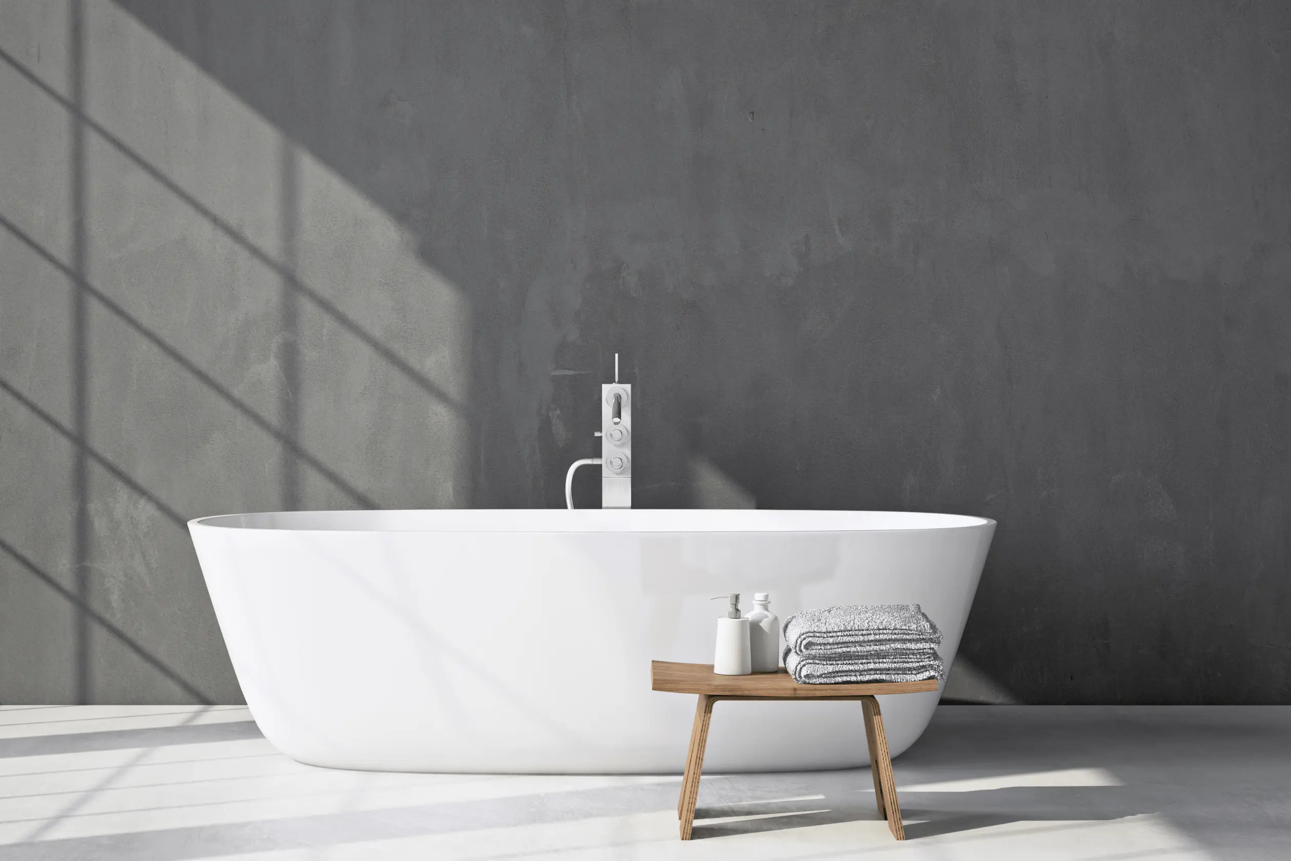 Freestanding Bath In Modern Home Space